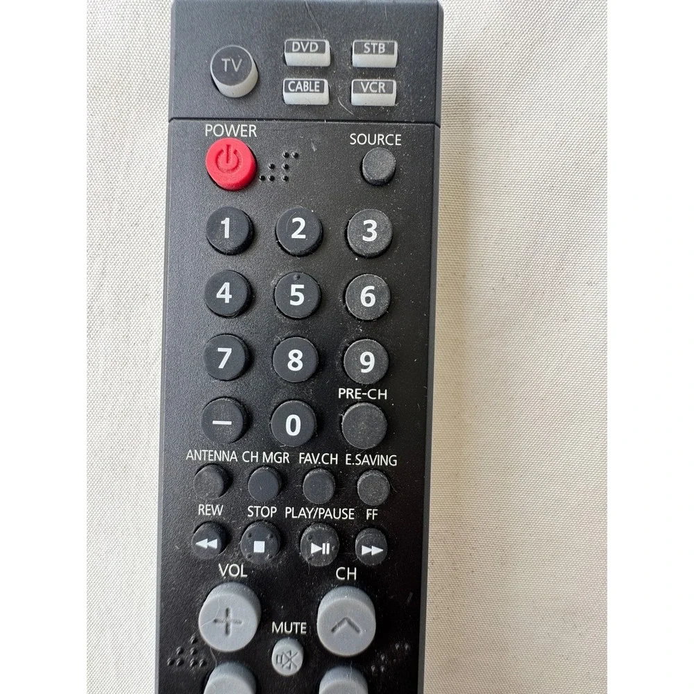 Samsung BN59-00511A Remote Control TV DVD STB Cable VCR Universal OEM Black Gray